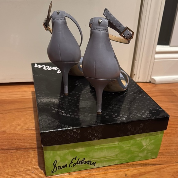 Sam Edelman Women's Grey Heeled Sandals - Picture 3 of 3